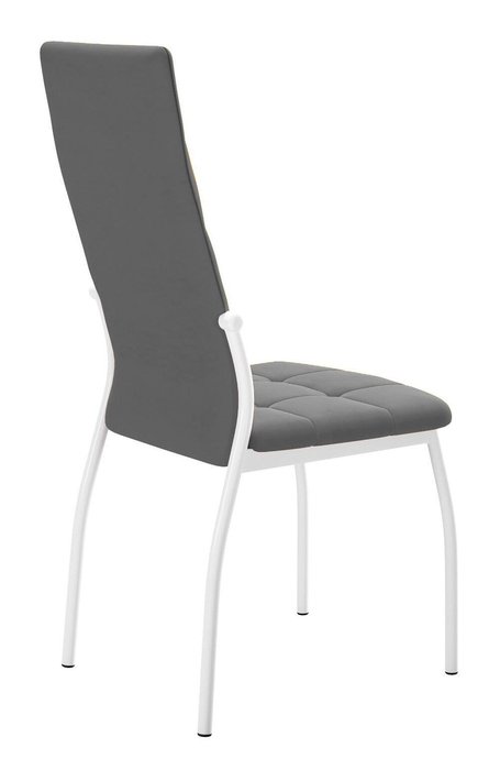 Стул DikLine Галс-М серо-белого цвета - лучшие Обеденные стулья в INMYROOM