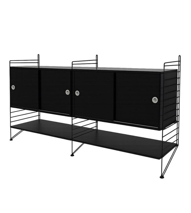 Тумба под телевизор черного цвета