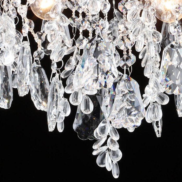 Хрустальная люстра 27620-0.3-4+4 CH+CLARE (хрусталь, цвет прозрачный) - купить Потолочные люстры по цене 9530