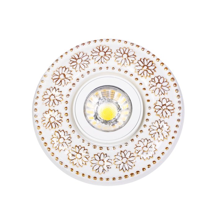 Точечный светильник 4002 (керамика, цвет золото) Точечный светильник 4002 (керамика, цвет золото)