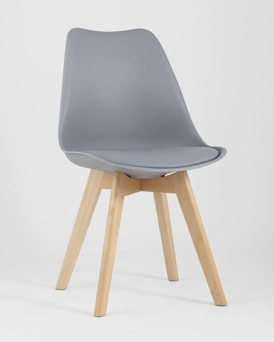 Набор из четырех стульев Frankfurt серого цвета - купить Обеденные стулья по цене 13490.0