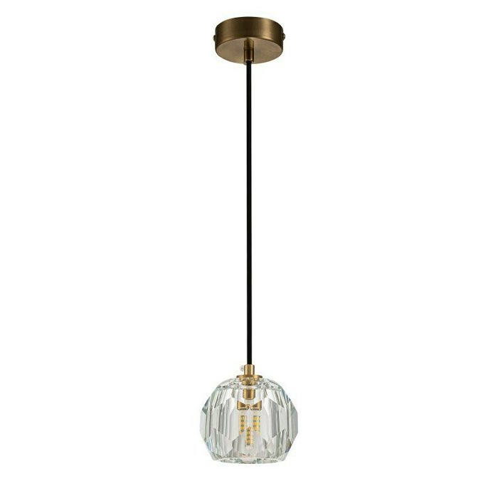 Подвесной светильник Belfast Clifton D3315-1 GL CL Прозрачный - купить Подвесные светильники по цене 8090.0