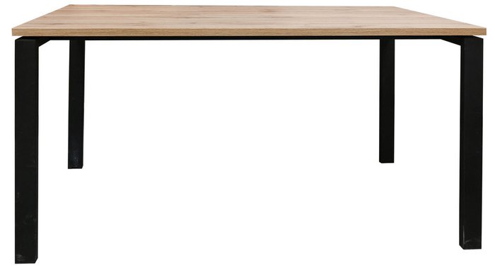 Стол обеденный Блэквуд бежево-черного цвета - купить Обеденные столы по цене 28300.0