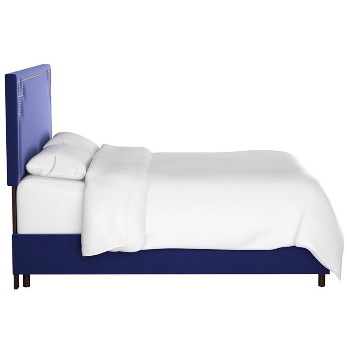 Кровать Aiden Blue синего цвета 180х200 - купить Кровати для спальни по цене 80000.0
