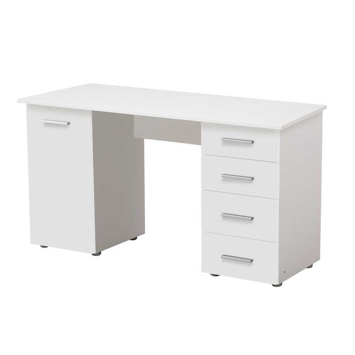 Письменный стол Либер белого цвета - купить Письменные столы по цене 20445.0
