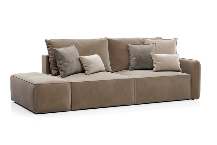 Прямой диван-кровать Портленд бежевого цвета - купить Прямые диваны по цене 54990.0