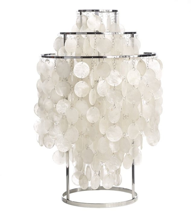 Дизайнерская настольная лампа Fun со стеклянными подвесками