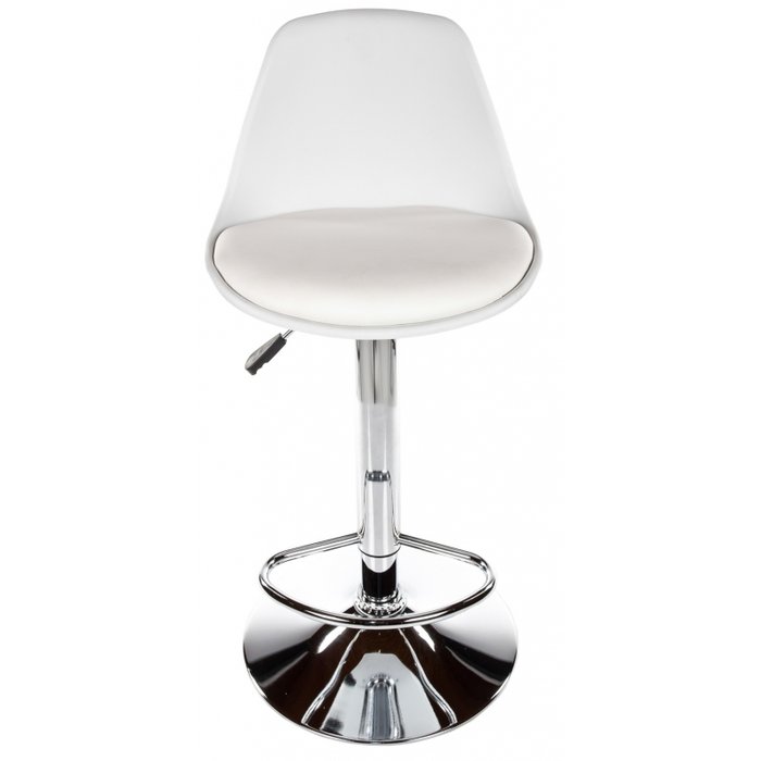 Барный стул Soft белого цвета - купить Барные стулья по цене 4240.0