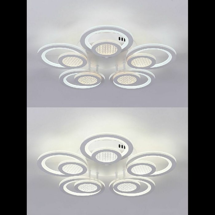 Потолочная люстра Damask LED LAMPS 81169 (акрил, цвет белый) - лучшие Потолочные люстры в INMYROOM