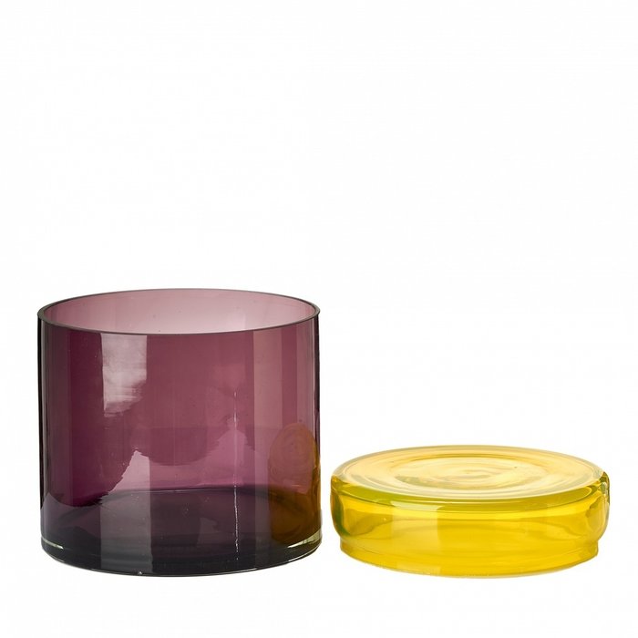 Комплект из трех ваз из разноцветного стекла - лучшие Вазы  в INMYROOM