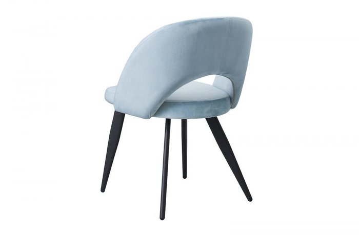 Мягкий стул Beatrice с голубой обивкой - лучшие Обеденные стулья в INMYROOM