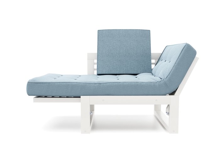 Кресло-трансформер из рогожки Балтик голубого цвета - лучшие Интерьерные кресла в INMYROOM
