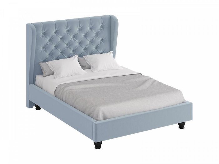 Кровать Jazz голубого цвета 160х200