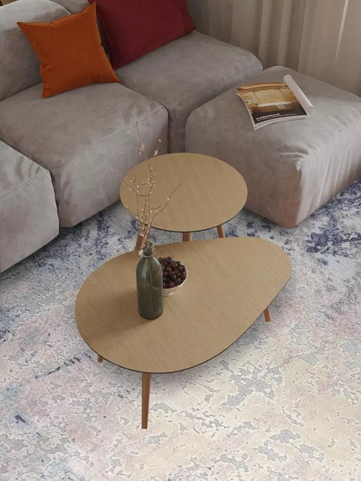 Ковер Granite 200х300 розово-синего цвета - купить Ковры по цене 50220.0