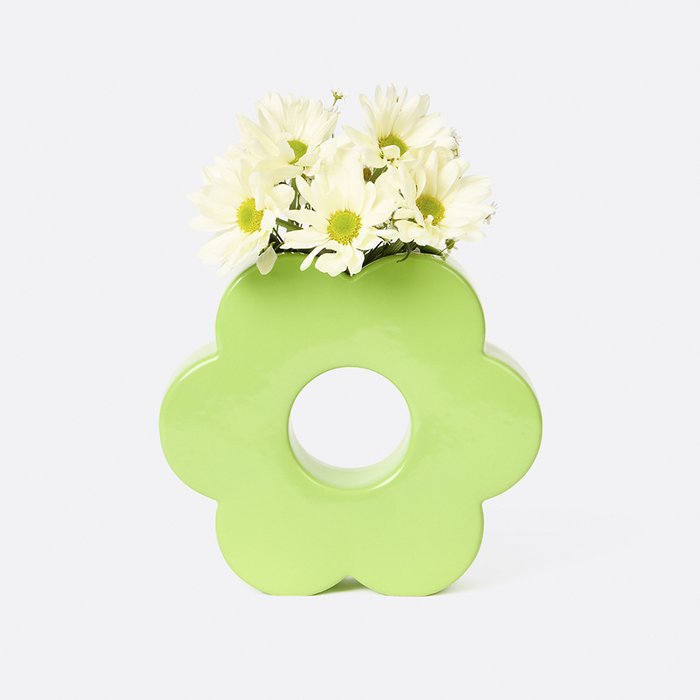 Ваза для цветов Daisy зеленого цвета - купить Вазы  по цене 4200.0
