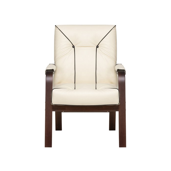 Кресло Модена Люкс молочного цвета - купить Интерьерные кресла по цене 17610.0