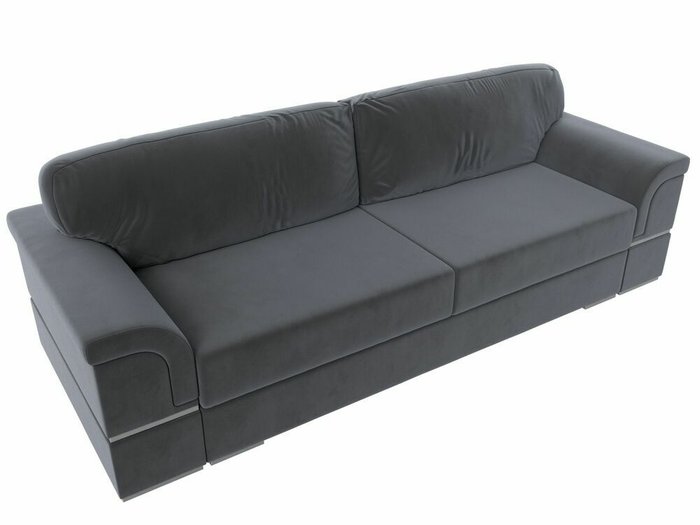 Прямой диван-кровать Порту серого цвета - лучшие Прямые диваны в INMYROOM