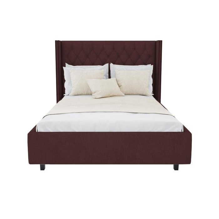 Кровать с декоративными гвоздиками Wing 180x200 см  - лучшие Кровати для спальни в INMYROOM