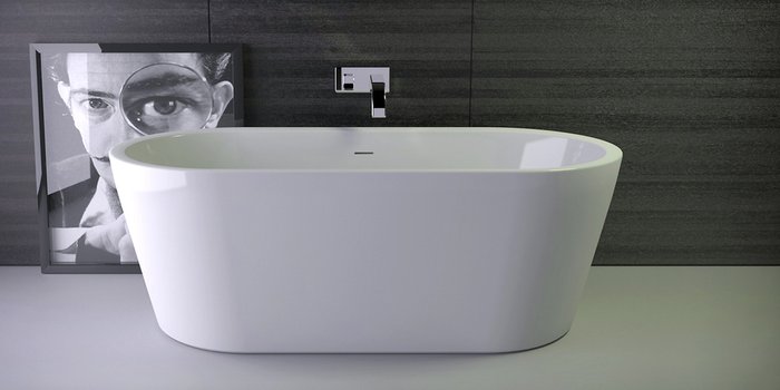 Акриловая ванная Neo белого цвета