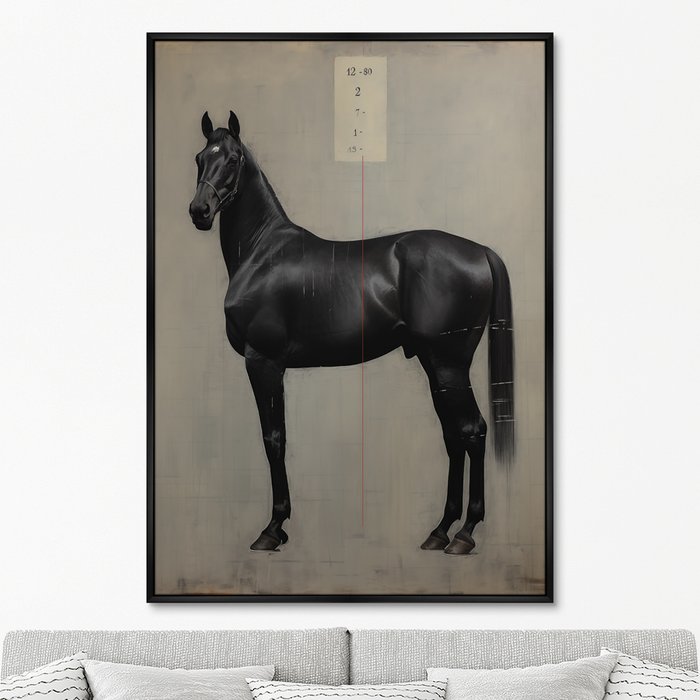 Репродукция картины The Horses, No 2, 2024г. - купить Картины по цене 24999.0