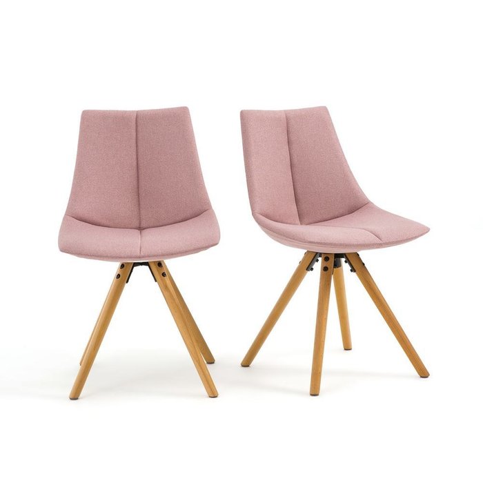Комплект из двух стульев Asting розового цвета