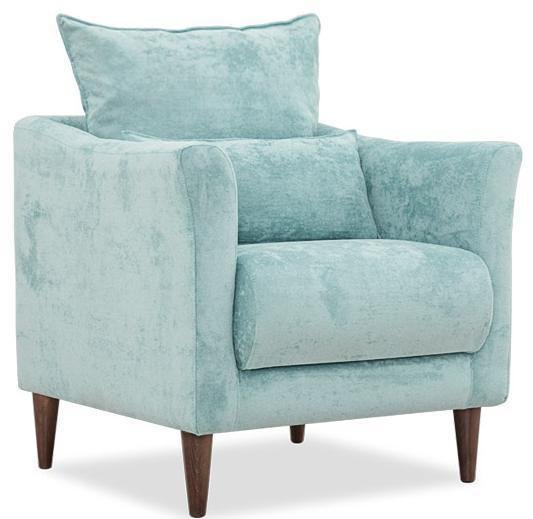 Кресло Катрин голубого цвета