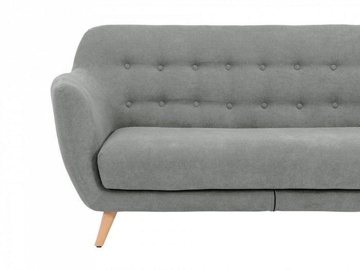 Диван двухместный Loa серого цвета - лучшие Прямые диваны в INMYROOM