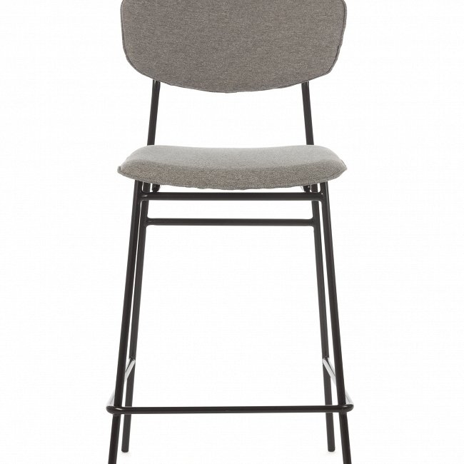 Полубарный стул Madrid серого цвета - лучшие Барные стулья в INMYROOM