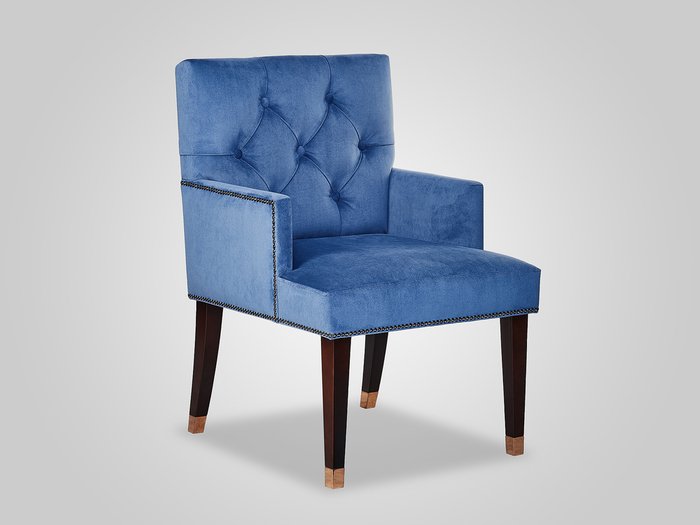 Полукресло Havana синего цвета - купить Интерьерные кресла по цене 40600.0