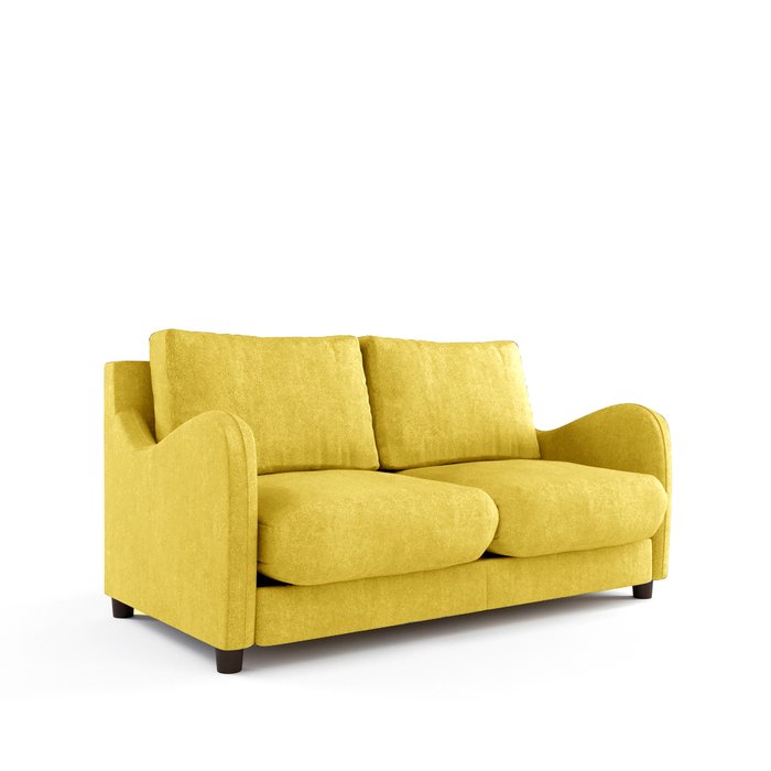 Диван прямой Plumage желтого цвета - купить Прямые диваны по цене 53990.0