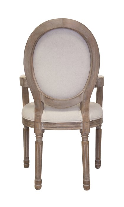Стул Volker Arm Beige с мягкой обивкой - лучшие Обеденные стулья в INMYROOM Стул Volker Arm Beige с мягкой обивкой - лучшие Обеденные стулья в INMYROOM