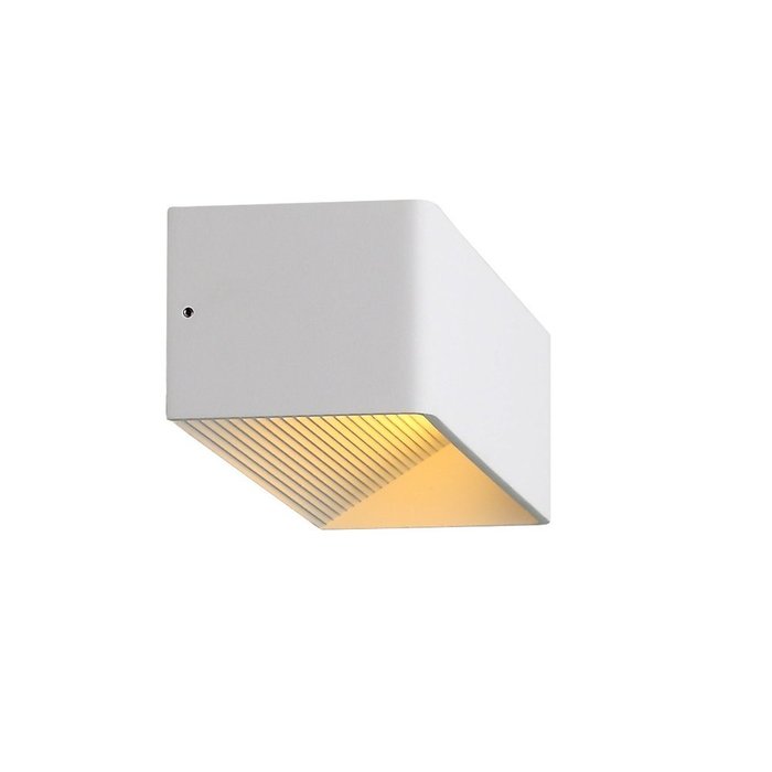 Настенный светодиодный светильник Grappa 2 белого цвета - купить Бра и настенные светильники по цене 5330.0