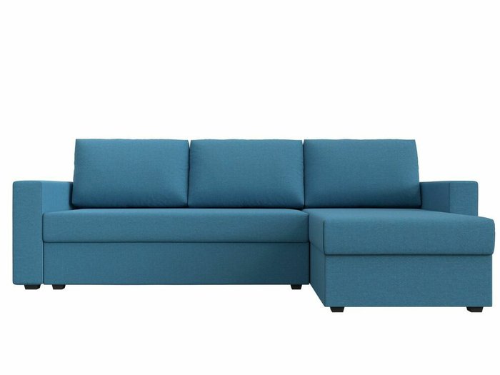 Угловой диван-кровать Траумберг Лайт голубого цвета правый угол - купить Угловые диваны по цене 25999.0