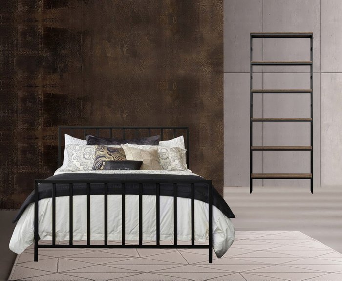 Кровать Сиэттл 140х200 черного цвета - лучшие Кровати для спальни в INMYROOM
