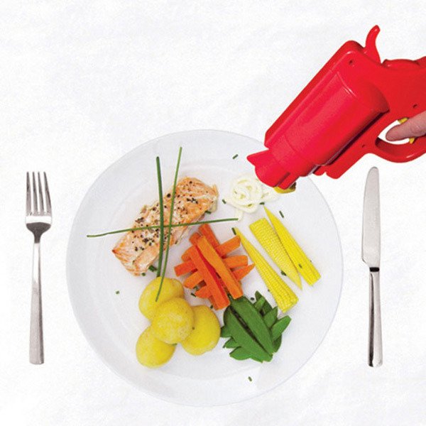 Диспенсер для кетчупа и горчицы Mustard condiment gun - лучшие Аксессуары для кухни в INMYROOM Диспенсер для кетчупа и горчицы Mustard condiment gun - лучшие Аксессуары для кухни в INMYROOM