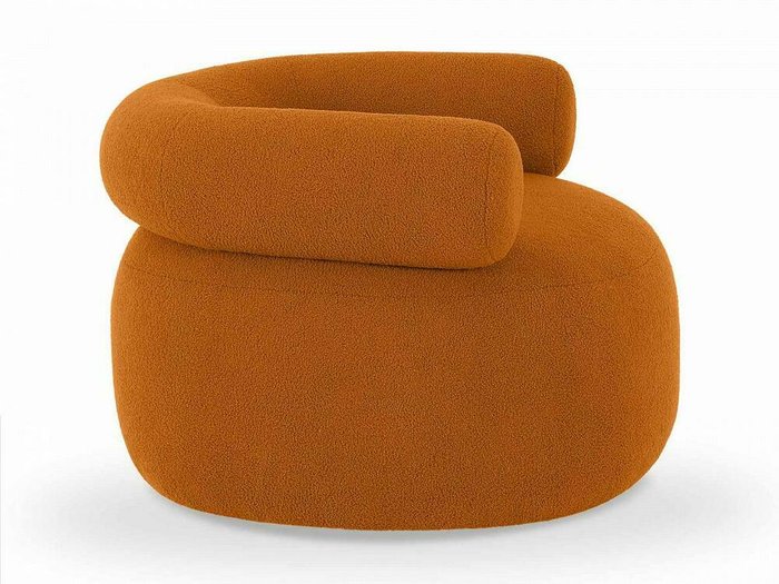 Кресло вращающееся Tirella оранжево-коричневого цвета - лучшие Интерьерные кресла в INMYROOM