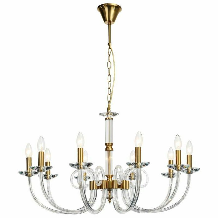 Люстра подвесная хрустальная Stilfort 1050/03/10P серия Glass Люстра подвесная хрустальная Stilfort 1050/03/10P серия Glass