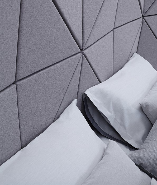 Кровать Floe Comforty серого цвета 180х200 - лучшие Кровати для спальни в INMYROOM