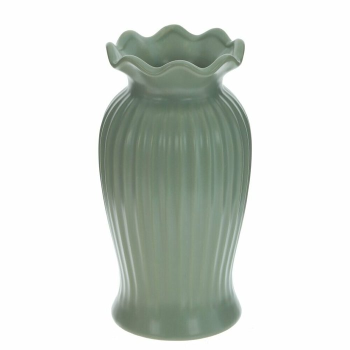 Фарфоровая ваза H19 зеленого цвета