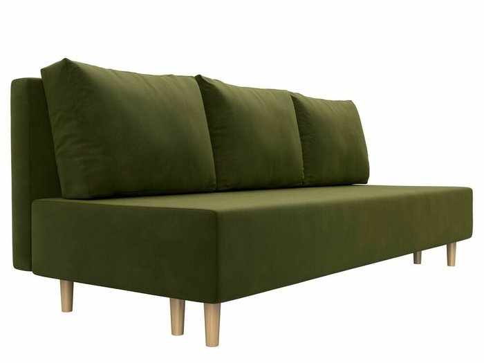 Диван-кровать Лига 033 зеленого цвета - лучшие Прямые диваны в INMYROOM