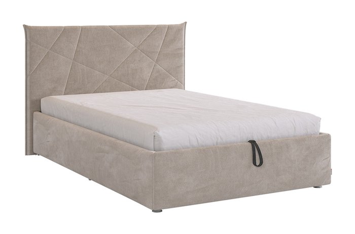 Кровать Квест 120х200 бежево-коричневого цвета с подъемным механизмом