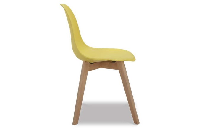 Стул Fiona желтого цвета - лучшие Обеденные стулья в INMYROOM
