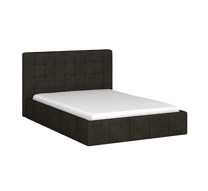 Кровать Инуа 140х200 черного цвета с подъемным механизмом - купить Кровати для спальни по цене 75145.0