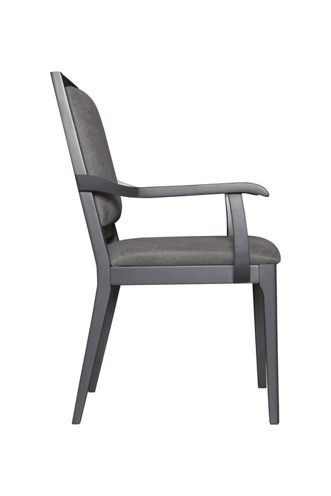 Стул с подлокотниками Soho цвета графит - лучшие Обеденные стулья в INMYROOM