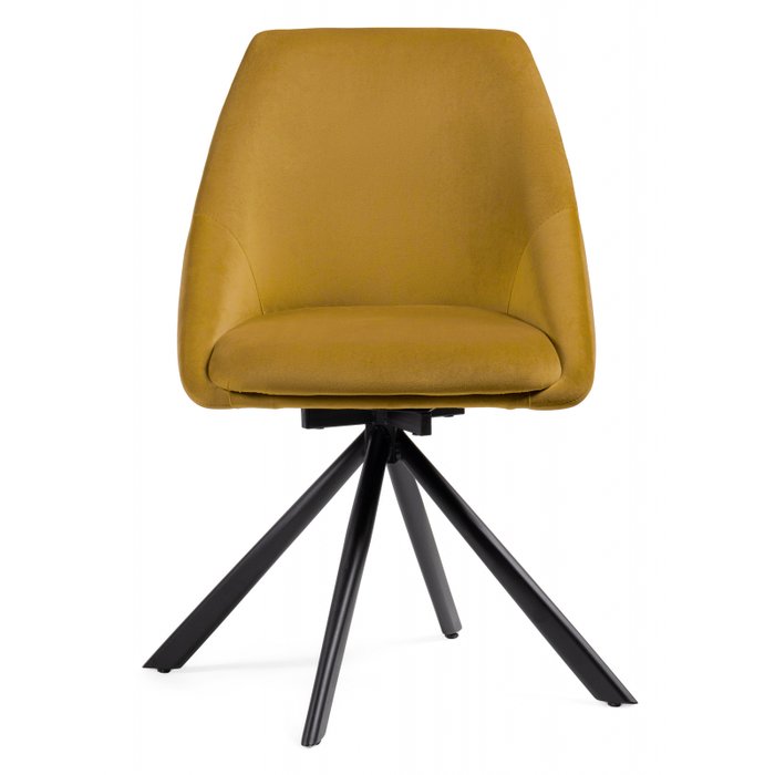 Обеденный стул Окленд желтого цвета - лучшие Обеденные стулья в INMYROOM