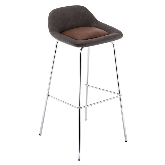 Барный стул Liaf коричневого цвета