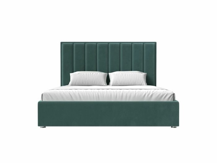 Кровать Афродита 160х200 с подъемным механизмом бирюзового цвета - купить Кровати для спальни по цене 81999.0