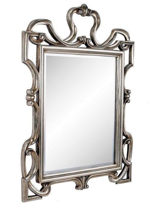 Зеркало в резной раме King Silver (Кинг) - купить Настенные зеркала по цене 38500.0