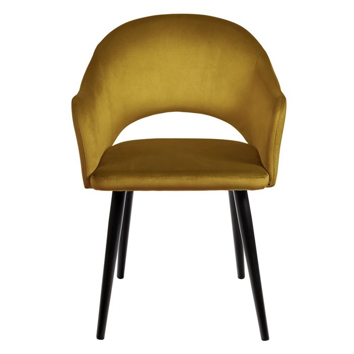 Стул Bruno горчичного цвета - купить Обеденные стулья по цене 10830.0