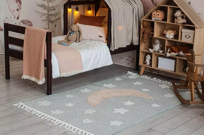Ковер детский Stars 120х180 бежевого цвета - лучшие Ковры в INMYROOM